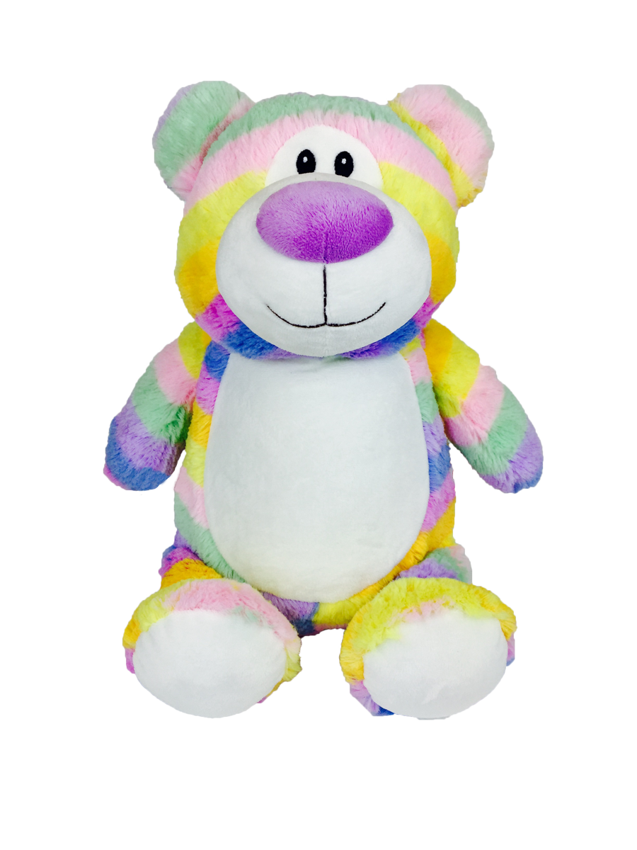 Grace the Pastel Rainbow Bear