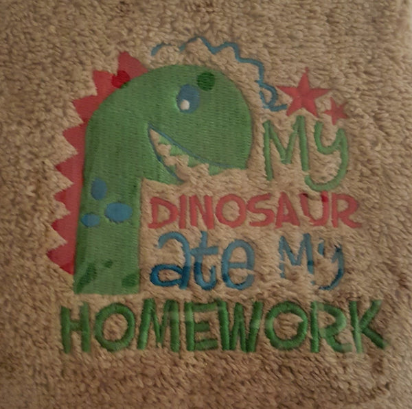 My Dinosaur ate my homework
