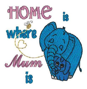 Home is where Mum is - Elephants